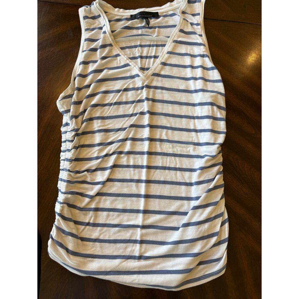 Lot of 6 WHBM Women Mixed Tees Blouse Pleated Skirt Striped Casual Size Large 12 - Picture 4 of 16